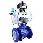 氣動(dòng)襯氟球閥