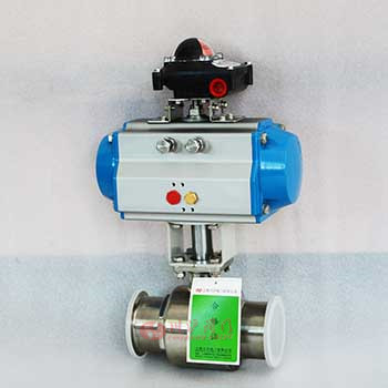 氣動(dòng)衛(wèi)生級(jí)球閥圖片