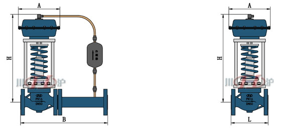 自力式壓力調(diào)節(jié)閥結構圖