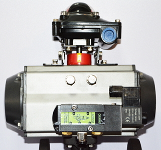 氣動法蘭球閥開關(guān)型接線圖